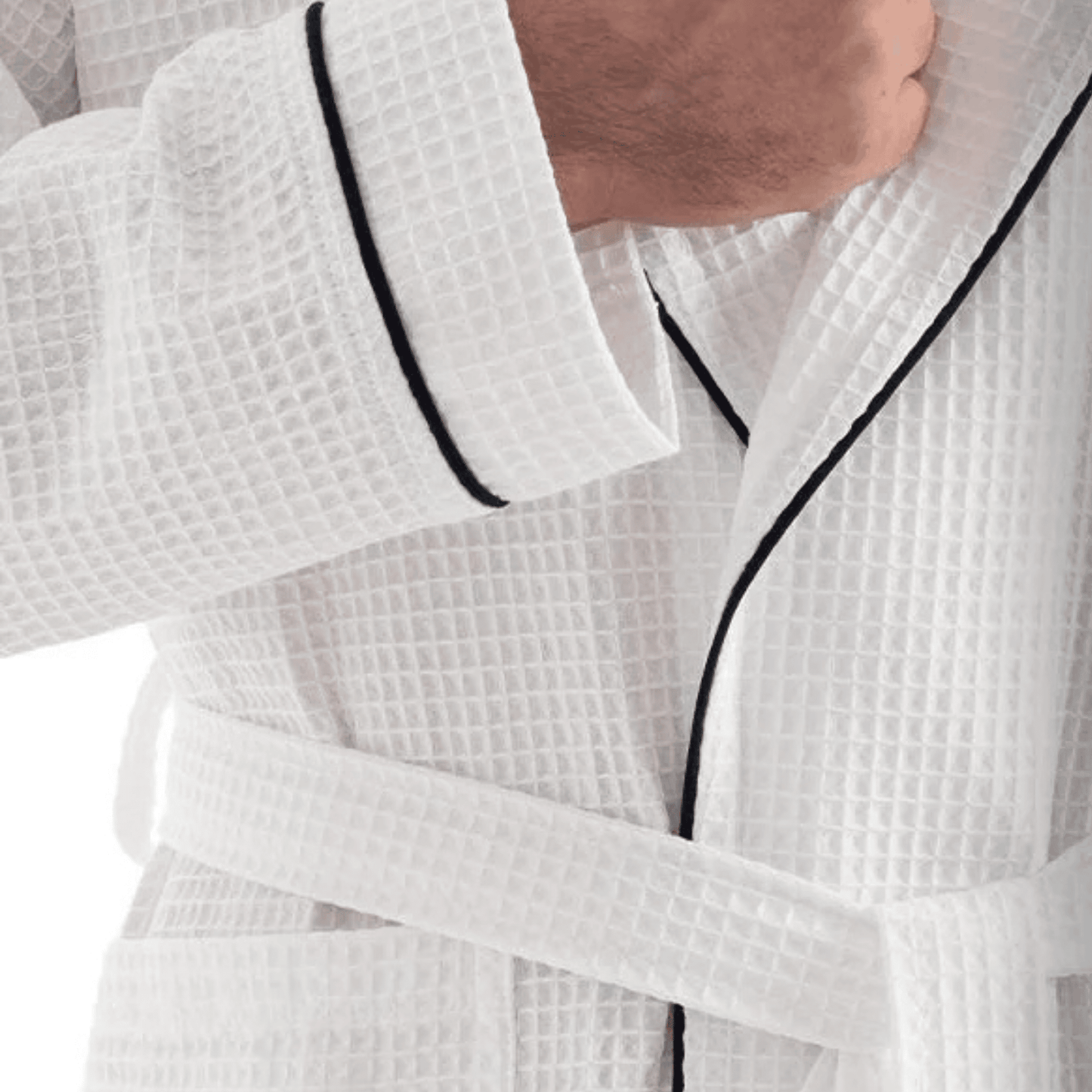 Personalized Waffle Bathrobe with Initials