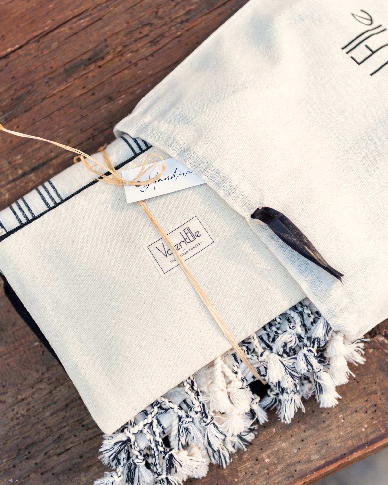 beach gift set tote towel clutch 